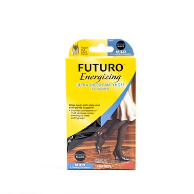 Futuro 71017 Mild Pantyhose Fre Cut Black M