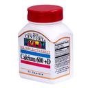 21St Century Calcium 600+D Caplets 75s