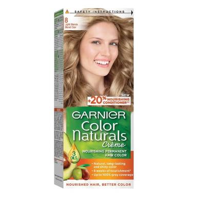 Garnier Color Naturals Cream Hair Color 8 Light Blonde