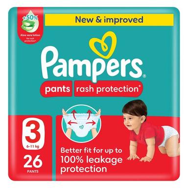 Pampers Pants Diapers Size 3 26s