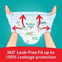 Pampers Rash Protection Diapers Pants Size 3 60s