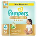 Pampers Ultimate Comfort Diapers Size 4 66s