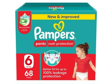 Pampers Rash Protection Diapers Pants Size 6 Saving Box 68s