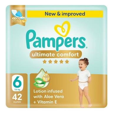 Pampers Ultimate Comfort Diapers Size 6 42s