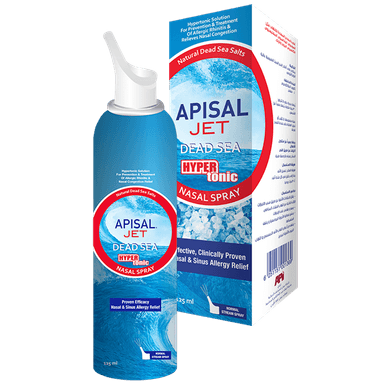 Apisal Jet Dead Sea Hyper Tonic Nasal Spray 125ml