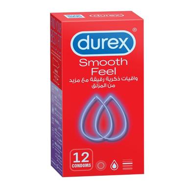 Durex Feel Smooth Condoms 12s