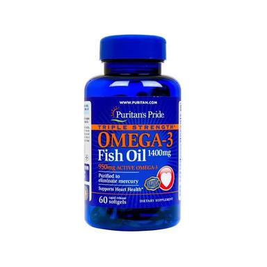 Puritan's Pride Triple Strength Omega-3 Fish Oil 1400mg 60s