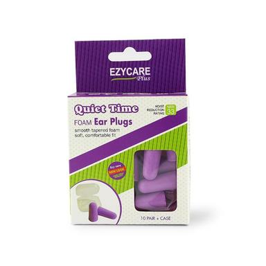 Ezy Care 10800 Quiet Time Foam Ear Plug (10 Pair)