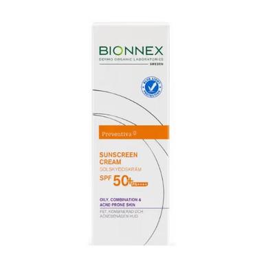 Bionnex Preventiva Sunscreen Cream Spf+50 Oily and Combination Acne-prone Skin Cream 50ml