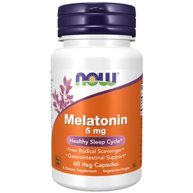 Now Melatonin 5 mg Capsule 60s