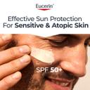 Eucerin Sun Sensitive Protect Facial Sunscreen, High UVA/UVB Protection, SPF 50+ 50ml