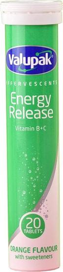 Valupak Energy Release Effervescent Tablet 20s Buy 1 Get 1 Free