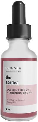 Bionnex The Nordea AHA 10% + BHA 2% + Lingonberry Exfoliating Serum 30ml
