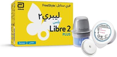 Freestyle Libre 2 Plus Sensor Continuous Glucose Monitoring 1s