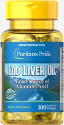 Puritan's Pride Codliver Oil Softgel 100s