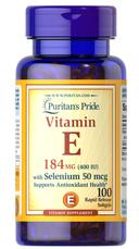 PURITAN'S PRIDE VIT E 400 W SELENIUM 50MCG SOFTGEL 100S