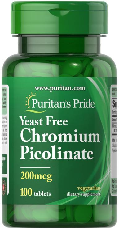 Puritan's Pride Chromium Picolinate 200mcg Tablet 100s