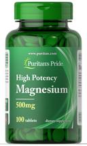 Puritan's Pride Magnesium 500mg Tablet 100s