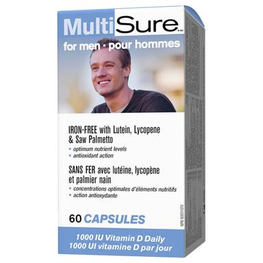 Webber Naturals Multi Sure Multivitamin For Men Capsules 60s