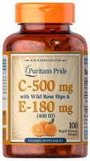 PURITAN'S PRIDE VIT C& E SOFTGEL 50S