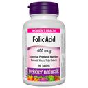 Webber Naturals FOLIC ACID 400MCG Tablet 90S