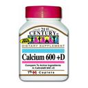 21St Century Calcium 600+D Caplets 75s