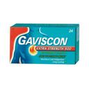 GAVISCON EX 500 PEPPERMENT TAB 24'S