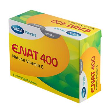 Enat 400 Caps 30's Natural Vitamin E