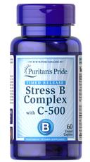 PURITAN'S PRIDE STRESS B COMPLEX C 500MG 60S