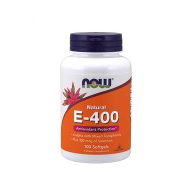Now Vit E-400 100mcg + Selenium Softgels 30's