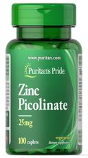 PURITAN'S PRIDE ZINC PICOLINATE 25MG TAB 100S