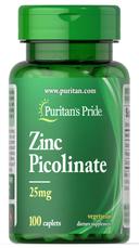 PURITAN'S PRIDE ZINC PICOLINATE 25MG TAB 100S
