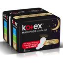 KOTEX MAXI NIGHTTIME W/WINGS 8S
