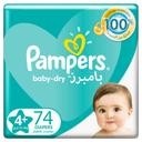 PAMPERS 4+ 74S