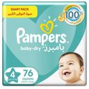 Pampers Diapers Size 4 76s