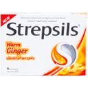 STREPSILS WARM GINGER LOZENGES 16S
