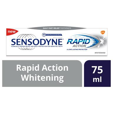 Sensodyne Stm-281-0 Rapid Action White T/p 75ml