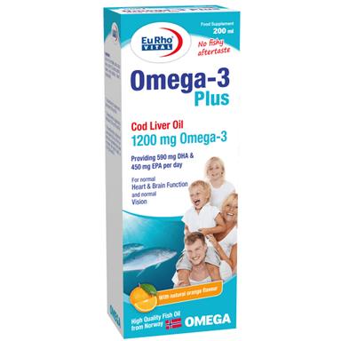 Eurho Vital Omega-3 Plus 200ml