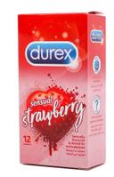 DUREX SENSUAL STRAWBERRY DOTTED 12S