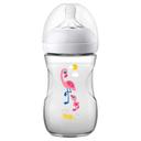 PHILIPS AVENT PA464 NAT FEEDING BOTTLE FLAMINGO 260ML