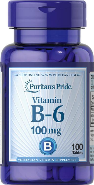 Puritan's Pride Vitamin B-6 50mg Tab 100s