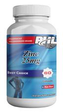 PHL ZINC 25MG CAP 60S