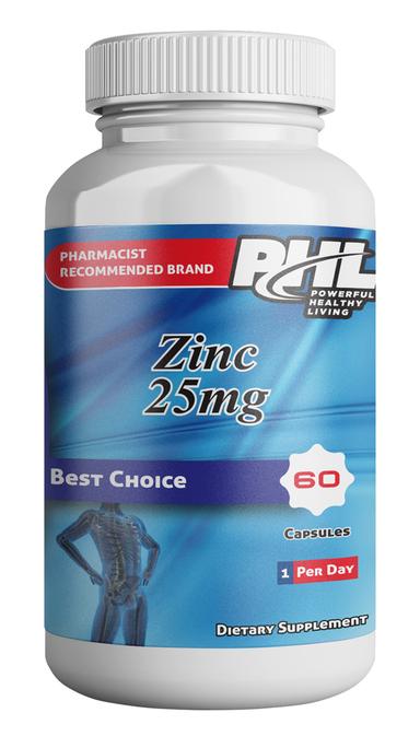 Phl Zinc 25mg Cap 60s