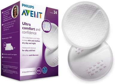 Philips Avent Av190 Ultra Comfort Disposable Breast Pads 24s