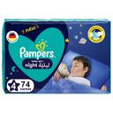 PAMPERS NIGHT S4 74S