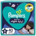 PAMPERS NIGHT S6 40S