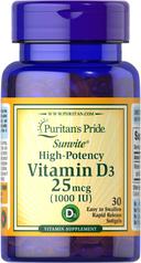 Puritan's Pride High Potency Vitamin D 1000 IU Capsule 30s