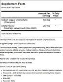 Now Chlorophyll 100mg Veg Capsule 90s