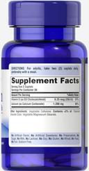Puritan's Pride Calcium 600 + Vitamin D Tablet 60s