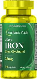 Puritan's Pride Easy Iron 28mg Capsule 30s